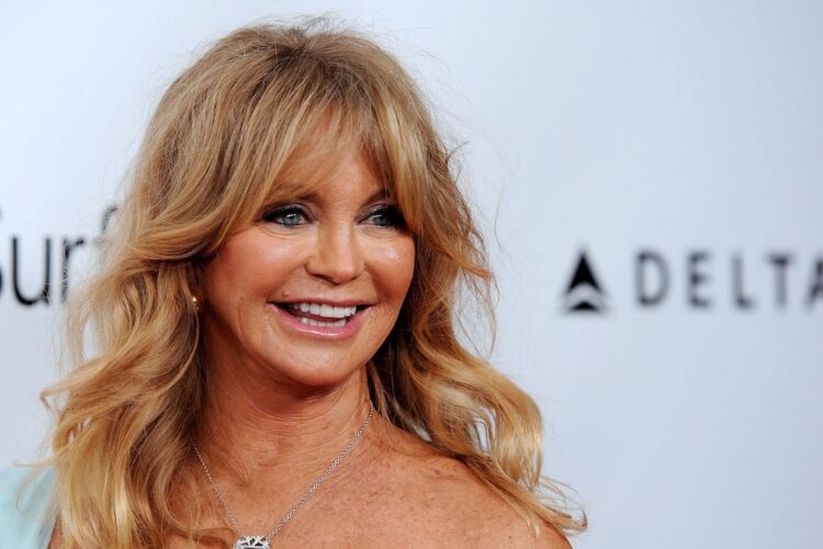 Goldie Hawn, actress, producer, dancer, and singer. She rose to fame on the NBC sketch comedy program Rowan & Martin's Laugh-In