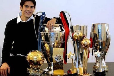 Kaka, a Brazilian retired professional footballer who played as an attacking midfielder.