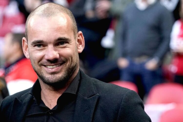 Wesley Sneijder, a Dutch retired professional footballer.